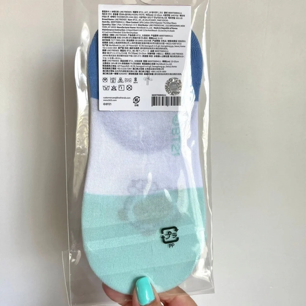 BT21 Shooky Jelly Candy Ankle Socks
